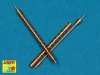 Aber A32013 Set of 2 barrels for 13,2 mm Japanese Type 3 aircraft machine guns used on Mitsubishi A6M5b/c, A6M7, A6M8 (1:32)